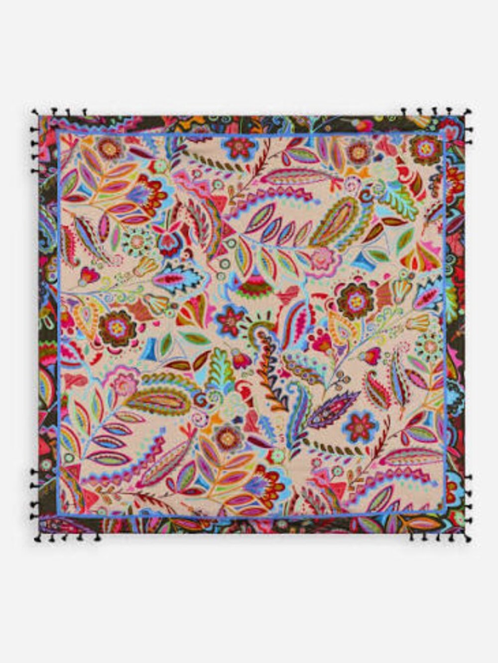 NWT Johnny Was SILVANA SILK SCARF